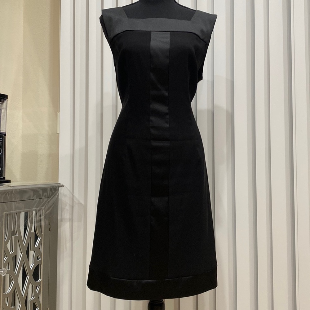 Black tuxedo look dress